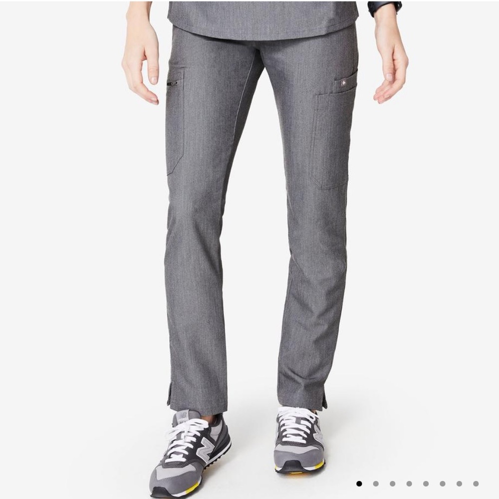 FIGS YOLA Skinny Scrub Pants-GRAPHITE,XL